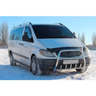 Protezione Anteriore XL-WT025 (Acciaio Inox) Mercedes Vito W639 2004-2014 foto 1