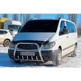 Protezione Anteriore XL-WT025 (Acciaio Inox) Mercedes Vito W639 2004-2014 foto 2