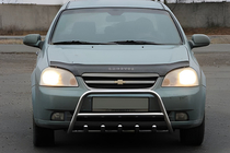 Chevrolet Lacetti 2003-2024 Bull bar anteriore WT003 (60 mm, acciaio inox) foto 2