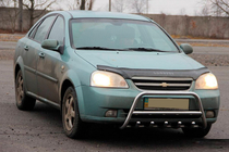 Chevrolet Lacetti 2003-2024 Bull bar anteriore WT003 (60 mm, acciaio inox) foto 3