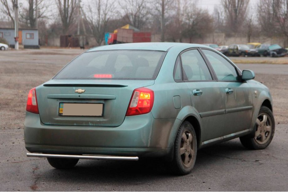 Chevrolet Lacetti 2003-2024 Protezione Posteriore AK002 (42mm, Acciaio Inox) Foto 3