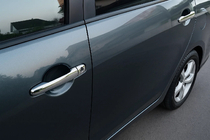Mitsubishi Outlander 2001-2006 Coperture Maniglie Porta Cromate (4 pz, Acciaio Inox) foto 1