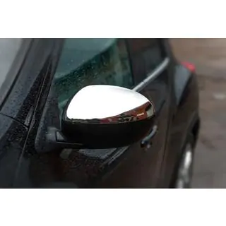Coperture Specchietti Cromate 2010-2014 (2 pz, Acciaio Inox)