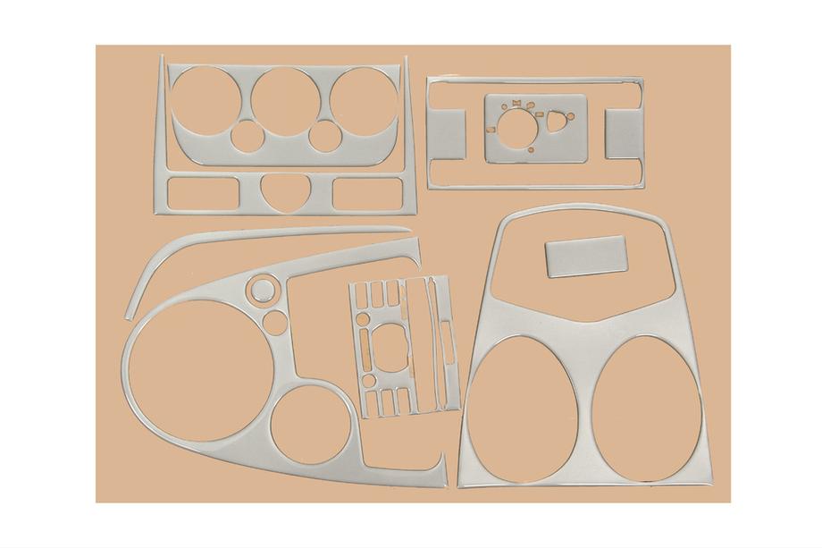 Ford Fiesta 2002-2008 Rivestimenti cruscotto interni (2005-2008) Titanio Foto 2