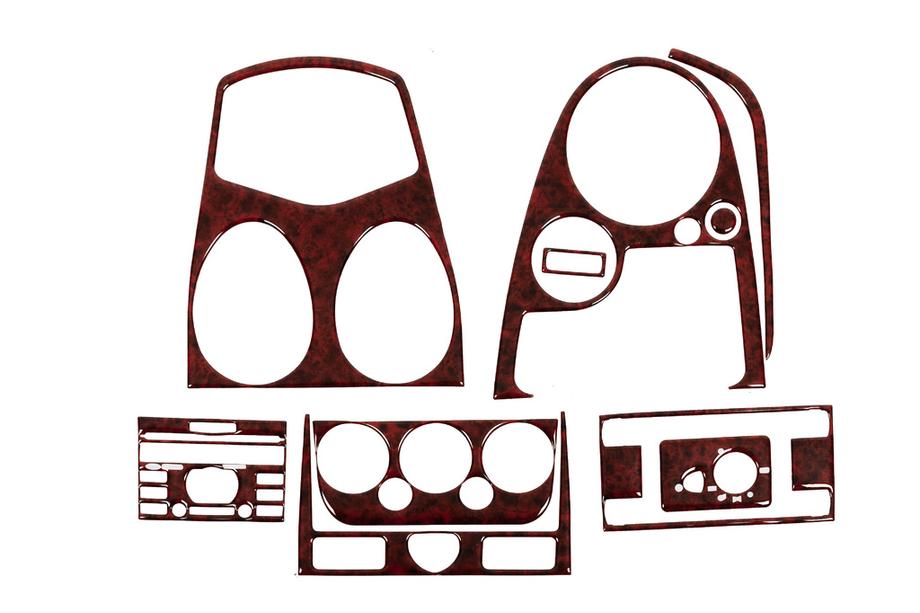 Ford Fiesta 2002-2008 Rivestimenti cruscotto interni (2005-2008) Alluminio Image