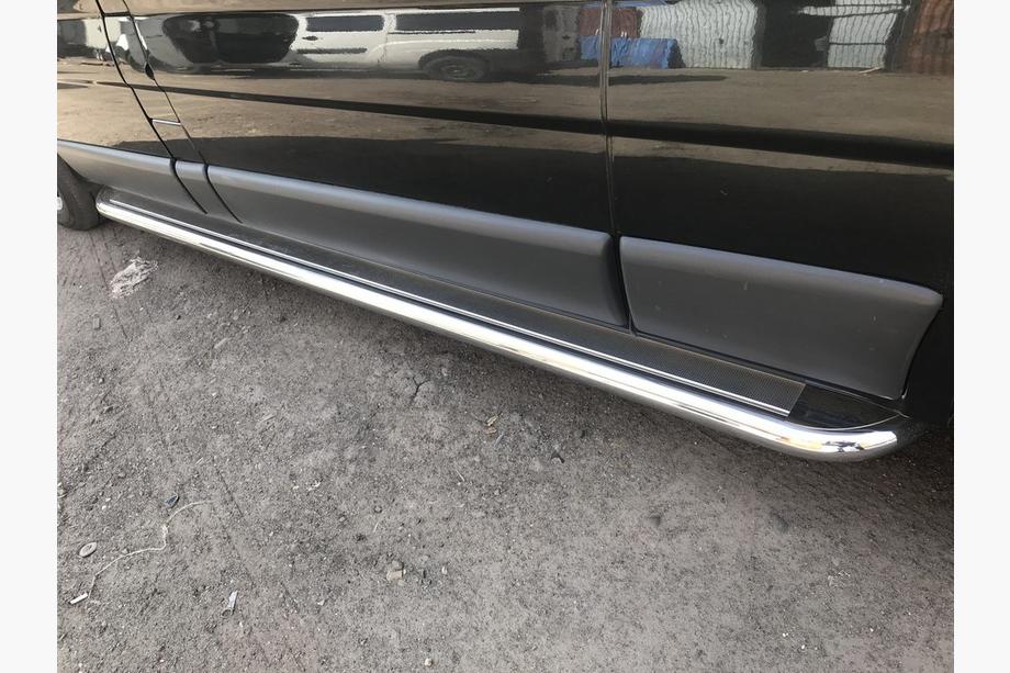 Nissan Primastar 2002-2014 Pedane Laterali Premium (2 pz, Acciaio Inox) Image