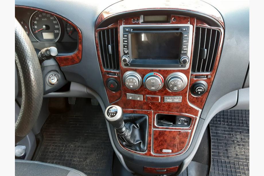Hyundai H300, H1, Starex 2008-2020 Coperture cruscotto (Big Set) Alluminio Foto 8