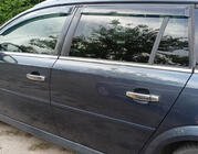 Opel Vectra C 2002-2008 Coperture Maniglie Cromate (4 pz, Acciaio Inox) Carmos - Acciaio Inox Turco foto 4