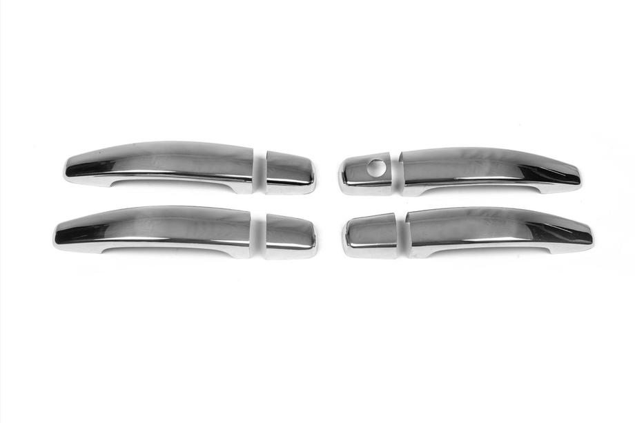 Opel Vectra C 2002-2008 Coperture Maniglie Cromate (4 pz, Acciaio Inox) Foto 2