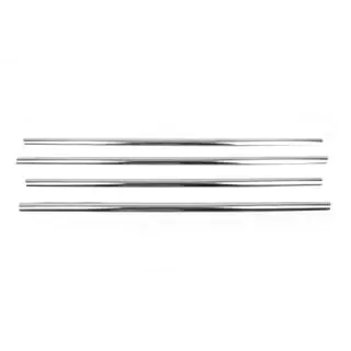 Cornici esterne finestrini acciaio inox (4 pz) foto 2