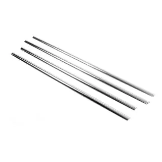 Cornici esterne finestrini acciaio inox (4 pz) foto 4