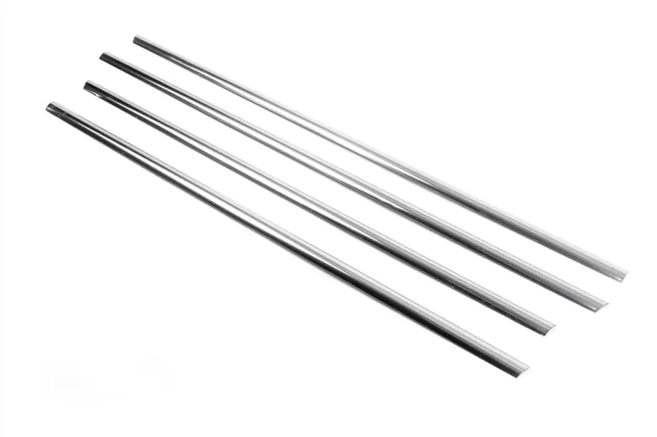 Opel Vectra C 2002-2008 Cornici esterne finestrini acciaio inox (4 pz) Foto 4