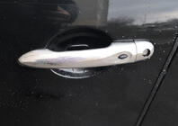 Renault Fluence 2009-2016 Coperture Maniglie Cromate (4 pz, Acciaio Inox) 4 Porte, Carmos - Acciaio Turco foto 3