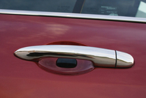 Renault Koleos 2008-2016 Coperture Maniglie Cromate (Acciaio Inox) 4 pz, Carmos - Acciaio Turco foto 1