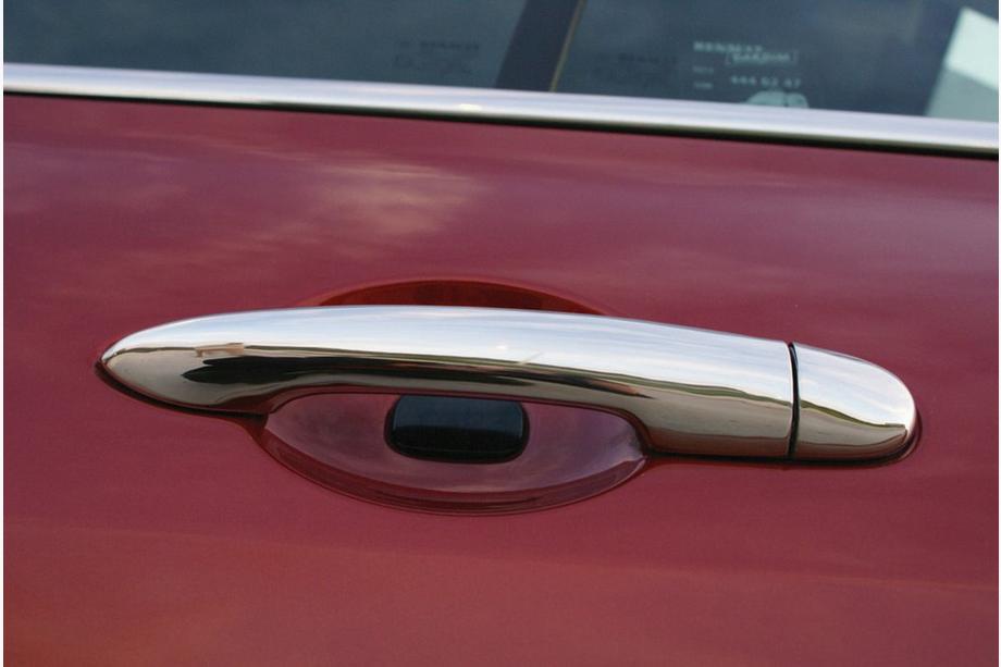 Renault Koleos 2008-2016 Coperture Maniglie Cromate (Acciaio Inox) 4 pz, Carmos - Acciaio Turco Image