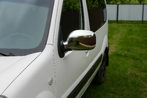 Renault Kangoo 1998-2008 Coperture Specchietti Cromate (2004-2008, 2 pz) foto 3