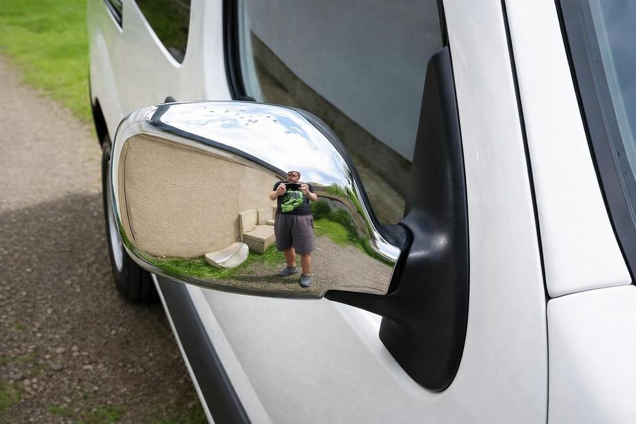 Renault Kangoo 1998-2008 Coperture Specchietti Cromate (2004-2008, 2 pz) Image