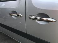 Renault Kangoo 2008–2020 Coperture maniglie porta in acciaio inox 3 pz, Carmos - Acciaio Turco foto 2