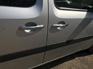 Renault Kangoo 2008–2020 Coperture maniglie porta in acciaio inox 3 pz, Carmos - Acciaio Turco foto 4