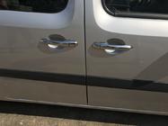 Renault Kangoo 2008–2020 Coperture maniglie porta in acciaio inox 3 pz, Carmos - Acciaio Turco foto 6