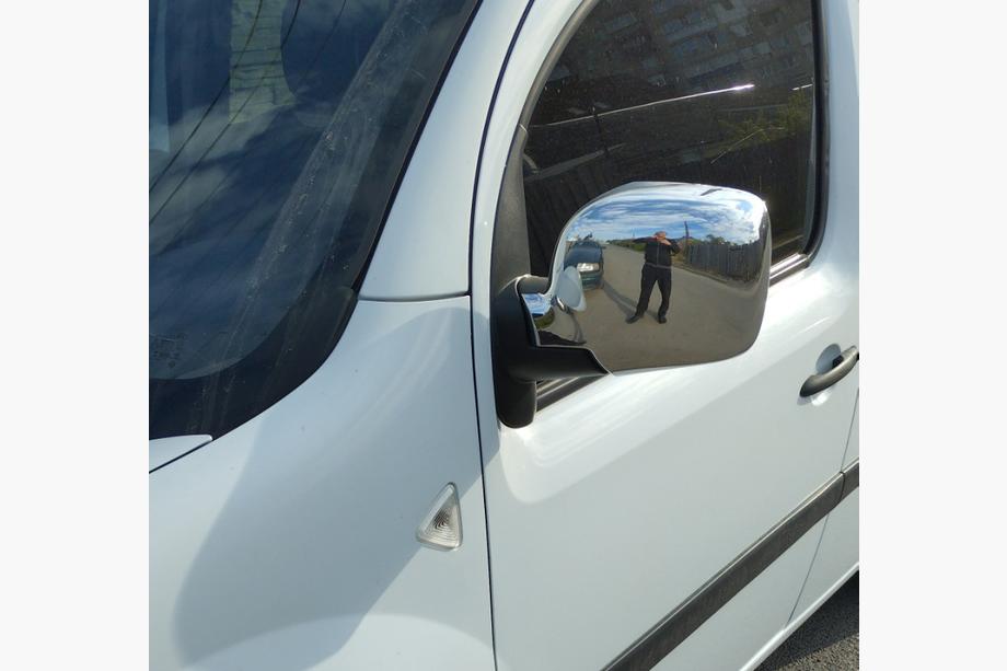 Renault Kangoo 2008–2020 Cover Specchietti 2008-2013 (2 pz) Carmos - Plastica Cromata Foto 2
