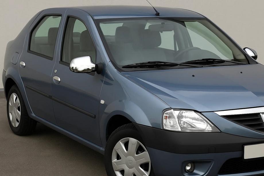 Renault Logan I 2005-2008 Coperture specchietti complete (2 pz) Image