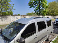 Renault Logan MCV 2005-2013 Barre Tetto Nere foto 1