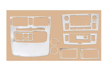 Toyota Avensis 2003-2009 Copertura Cruscotto Small Alluminio foto 1