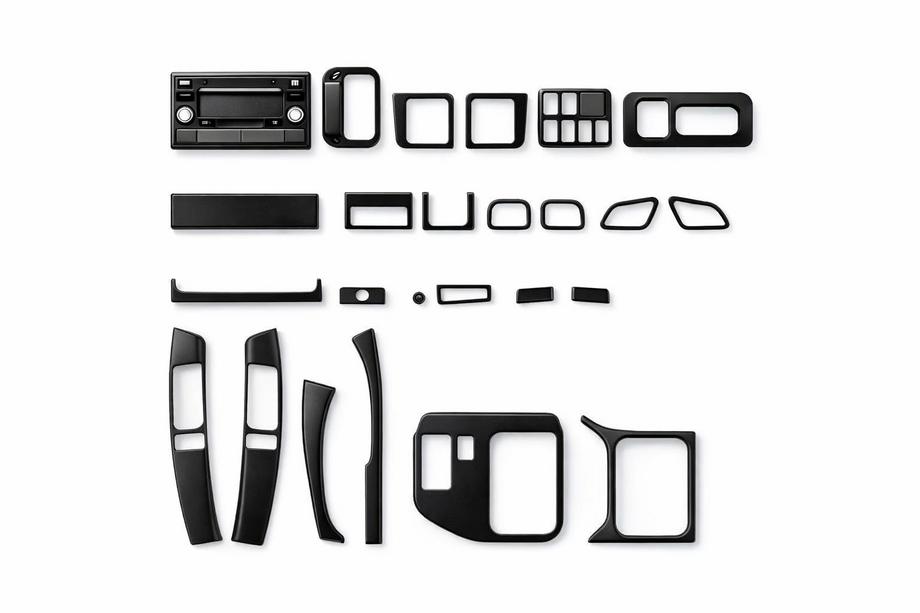 Toyota Land Cruiser Prado 120 2002-2009 Rivestimenti interni per auto Alluminio Image
