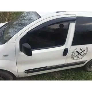 Deflettori Finestrini (2 pz, Sunplex Sport) Citroen Nemo 2007-2017 foto 1