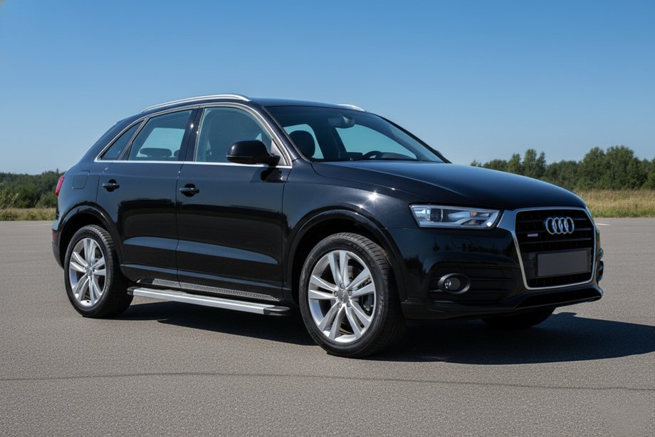 Audi Q3 2011-2019 Pedane Laterali Maya V2 (2 pz, Alluminio) Image