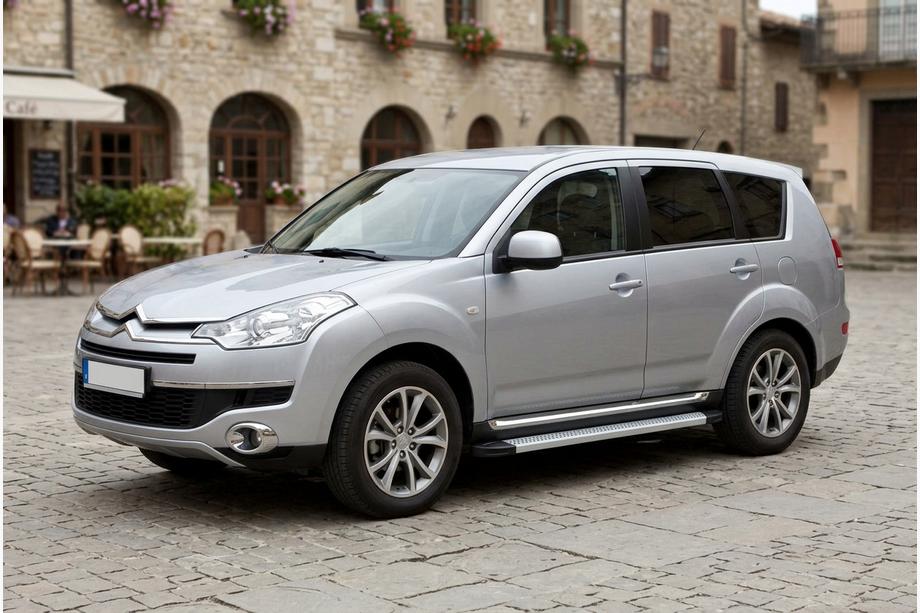 Citroen C-Crosser 2007-2013 Pedane Laterali Maya V2 (2 pz, Alluminio) Image