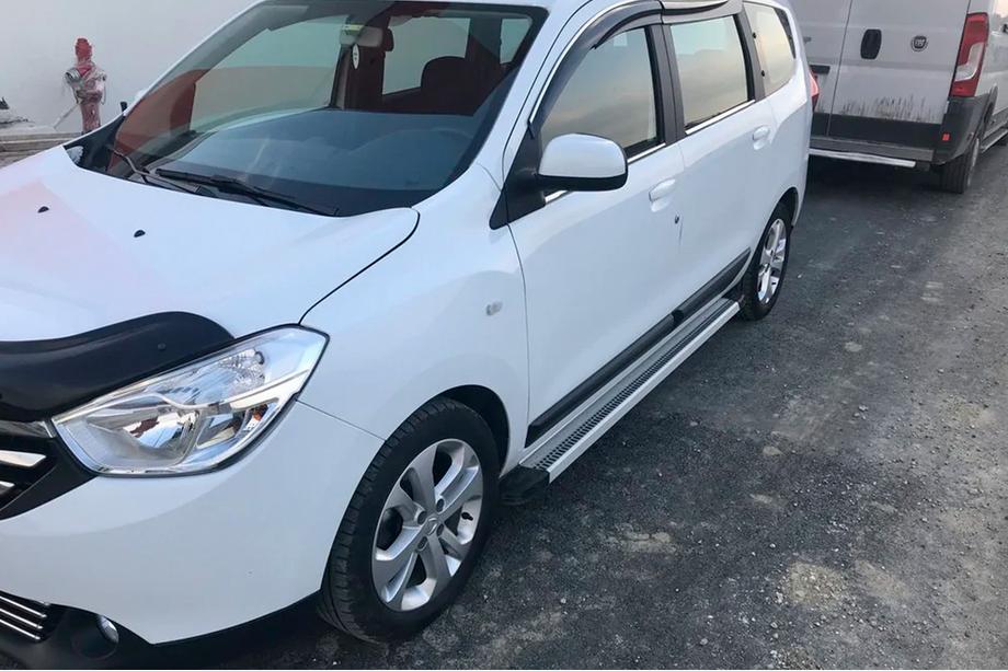 Dacia Lodgy 2012-2022 Pedane Laterali Maya V2 (2 pz, Alluminio) Image