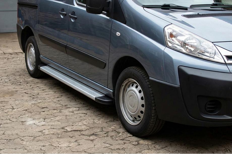 Fiat Scudo 2007-2015 Pedane Laterali Maya V2 (2 pz, Alluminio) Image
