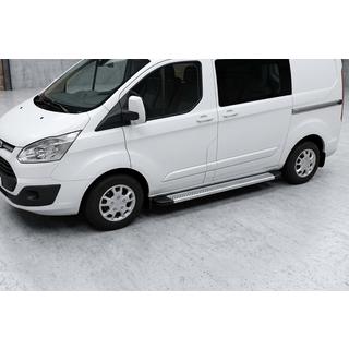 Pedane Laterali Maya V2 (2 pz, Alluminio) Ford Custom 2013-2022 foto 1
