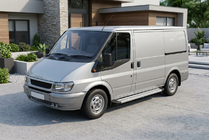 Ford Transit 2000–2014 Pedane Laterali Maya V2 (2 pz, Alluminio) foto 1