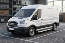 Ford Transit 2014- Pedane Laterali Maya V2 (2 pz, Alluminio) foto 1