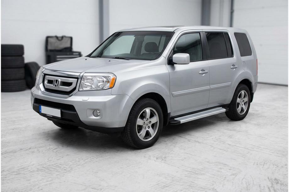 Honda Pilot 2008-2015 Pedane Laterali Maya V2 (2 pz, Alluminio) Image