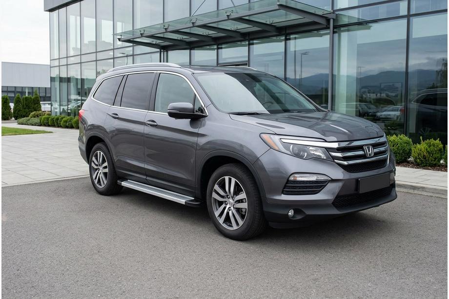 Honda Pilot 2015-2022 Pedane Laterali Maya V2 (2 pz, Alluminio) Image