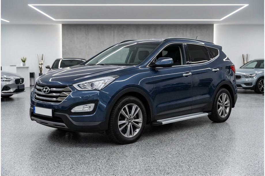 Hyundai Santa Fe 3 2012-2018 Pedane Laterali Maya V2 (2 pz, Alluminio) Image