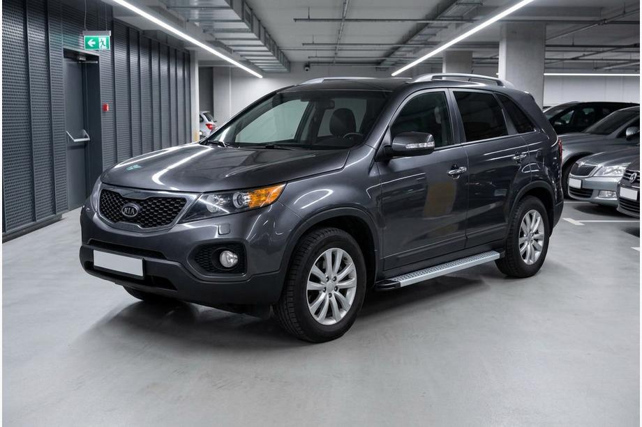 Kia Sorento II XM 2009-2014 Pedane Laterali Maya V2 (2 pz, Alluminio) Image