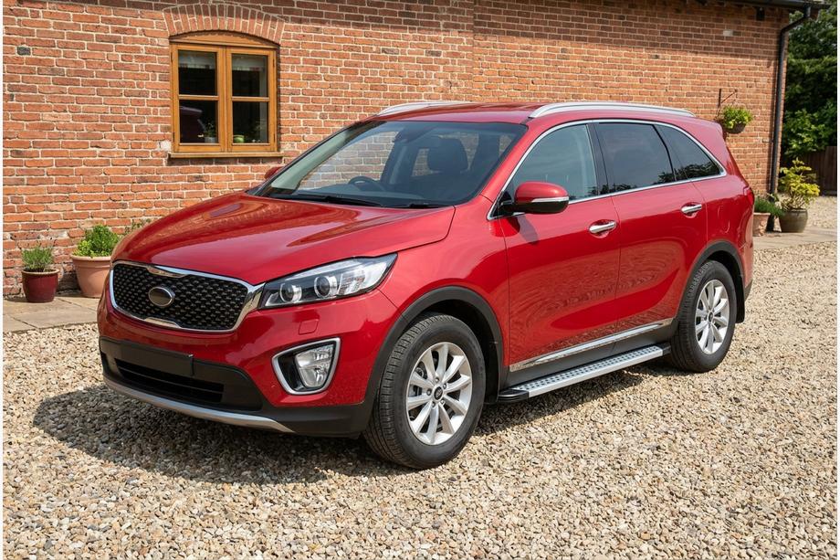 Kia Sorento III UM 2014-2020 Pedane Laterali Maya V2 (2 pz, Alluminio) Foto 1