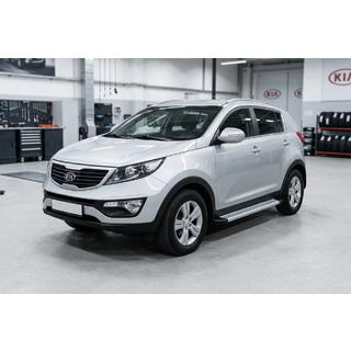Pedane Laterali Maya V2 (2 pz, Alluminio) Kia Sportage 2010-2015 foto 1