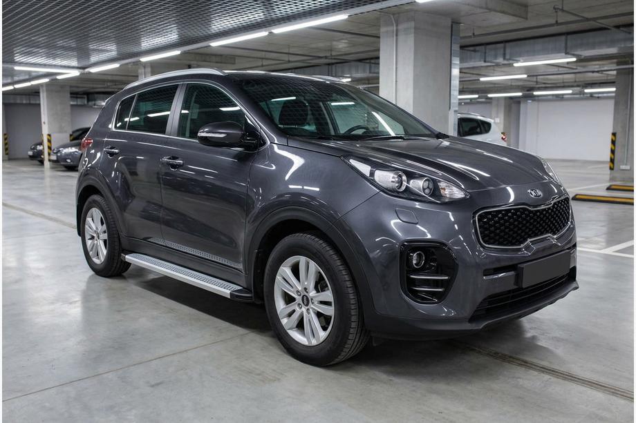 Kia Sportage 2015-2021 Pedane Laterali Maya V2 (2 pz, Alluminio) Image