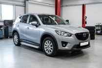 Mazda CX-5 2012-2017 Pedane Laterali Maya V2 (2 pz, Alluminio) foto 1