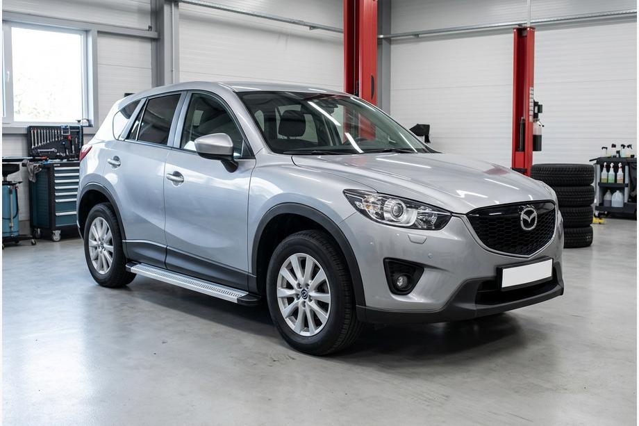 Mazda CX-5 2012-2017 Pedane Laterali Maya V2 (2 pz, Alluminio) Image
