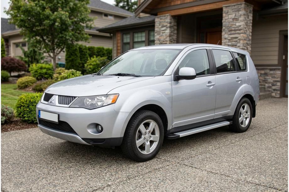 Mitsubishi Outlander 2006-2012 Pedane Laterali Maya V2 (2 pz, Alluminio) Image