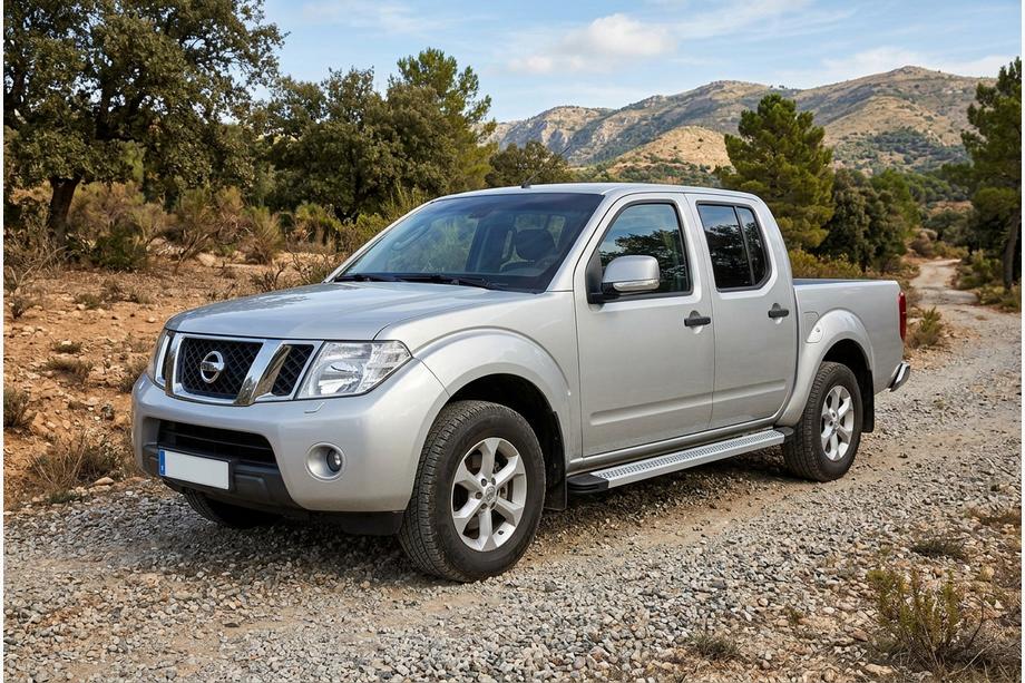 Nissan Navara 2006-2015 Pedane Laterali Maya V2 (2 pz, Alluminio) Image