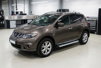 Nissan Murano 2008-2014 Pedane Laterali Maya V2 (2 pz, Alluminio) foto 1