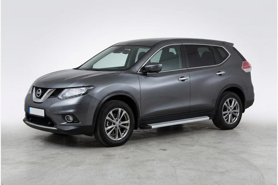 Nissan X-trail T32/Rogue 2014-2021 Pedane Laterali Maya V2 (2 pz, Alluminio) Image
